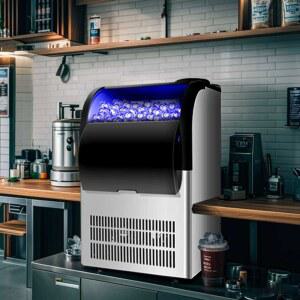 대용량제빙기 업소용 대형 얼음 68kg 전력 물통 수도 아이스메이커 생성 공냉식 생수통