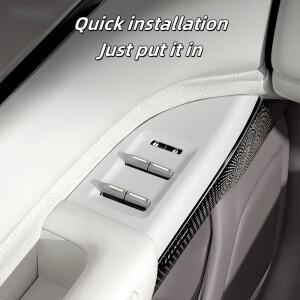 2024-2025년형 ZEEKR 7X 창문 리프팅 패널 보호 스티커 실리콘 버튼 장식 내부 튜닝 자동차 용품