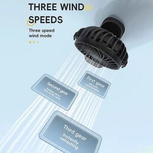 USB 충전식 클립 팬 야외 소형 720 ° 사무실 학생 기숙사 3가지 풍속을 위한 데스크탑