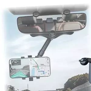 차량용 룸미러 부착 회전 대시보드휴대폰거치 방향 조절 핸드폰 폴드차량거치 거치대