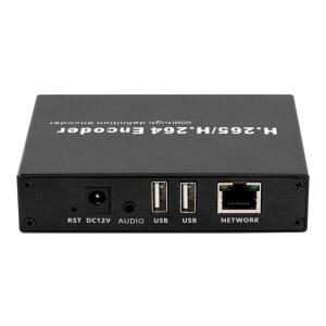 [미국배송] EXVIST H.265 1080P HDMI 비디오 인코더/디코더 웹캠용 USB2.0 RTSP 디코더 ONV/HK와 호환 유튜브용 라이브 스트림 네트워크 페이스북 와우자 트위치