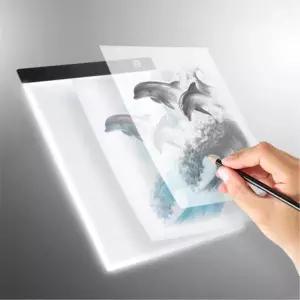 USB LED 박스 A4 규격 휴대용 3단 밝기드로잉 스케치 원화 작화 트레이싱 보드 패드