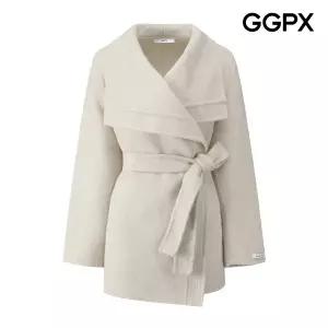 [GGPX] 캐시미어 모직 스트랩 하프 코트 (GQ1CT001F)
