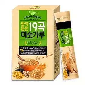 하이네 19곡 미숫가루 50T아침식사대용 대용식 곡물 국산 간편식 쉐이크 간식 미수 선식