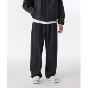 무신사스탠다드 린넨 라이크 턱 와이드 밴딩 데님 팬츠 [로우 블랙] 272926