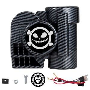 AOLYHAN 에어 혼 - 자동차, 오토바이, 트럭, 보트, 픽업용 150DB 슈퍼 라우드 키트 경적 커버가 있는 12V 기차 경적, 오토바이와 호환 가능