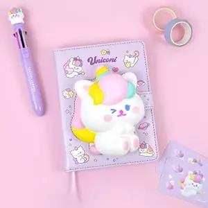 스퀴시다이어리 스퀴시 노트 유니콘 1P 휴대용 자석 다이어리 공책