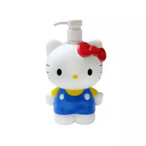 헬로키티 입체 욕실 핸드워시 디스펜서 용기 500ml 캐릭터디스펜서 샴푸디스펜서 바디워시디스펜서