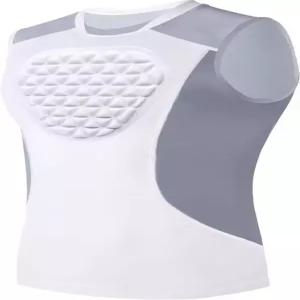 야구 축구 라크로스 소프트볼용 RCRCKAR 유소년 가슴 보호대 패딩 셔츠