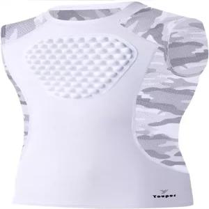 야구 축구 라크로스 및 골키퍼를 위한 유퍼 성인 패딩 가슴 보호 셔츠 하트 가드/스턴 프로텍션