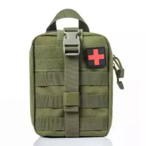 마켓프리 택티털파우치 그린 가정용구급상자 의약품보관함 여행용응급키트 구급약가방 약품가방