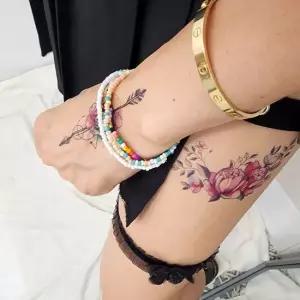 코스프레 컬러 패션 헤나 타투스티커