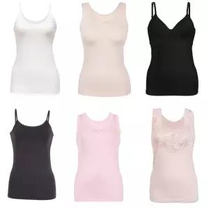 면 레이온 모달 인견 끈 나시 런닝 슬립 여성 여자 속옷 브라탑 학생 여름 잠옷