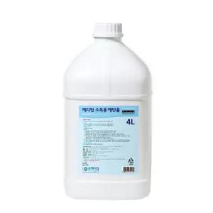 메디탑 소독용 에탄올 4L 에탄올액 피부 소독 알콜