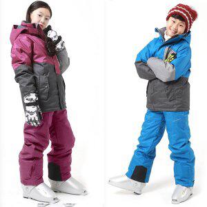 [안체스]아동 주니어 완전방수 보드 스키복세트 슬립 , WIDE형