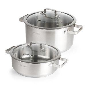 키친아트 올가 인덕션 스텐냄비 곰솥26cm+전골26cm