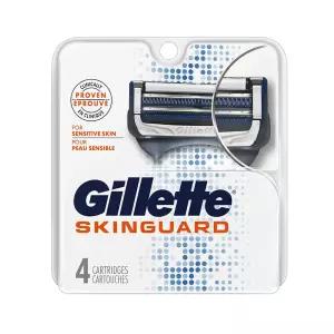 질레트 스킨가드 센서티브 면도날 X 4 개 