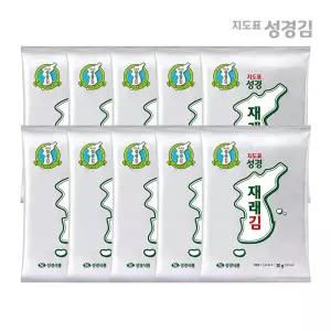 지도표성경김 잘라먹는 재래 전장김 30g 10봉