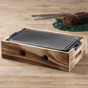 가노야 가정용 숯불 미니화로 와꾸세트 캠핑 화로 바베큐그릴