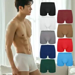 이너쉴드 스킨 남자 쿨 드로우즈 심리스 드로즈 팬티 편한 남성 속옷