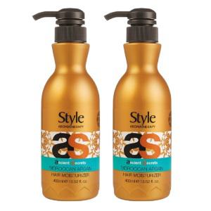 노워시 바르는 헤어팩 대용량 모로칸 트리트먼트 400ml 2개