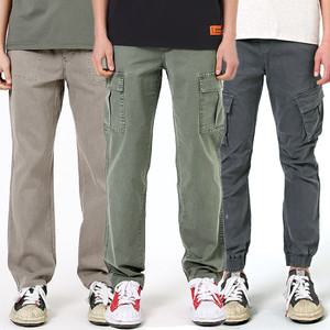 비브레이커스 남자 카고 바지/남성/밴딩/빅사이즈/조거/작업복/건빵/와이드/피그먼트