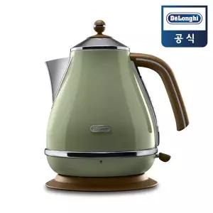 드롱기 아이코나 빈티지 전기 주전자 올리브그린 KBOV2001.GR