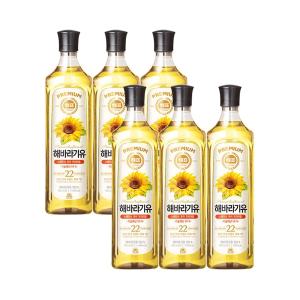 [사조대림] 해표 해바라기유 900ml x6병