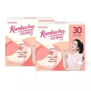 티젠 콤부차 피치 30스틱입X2박스