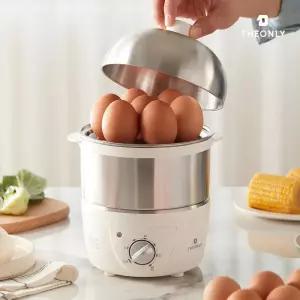 디온리 FULL 스텐 2단 계란찜기 30분 타이머 계란삶는기계 고구마 계란찜 NBE023S