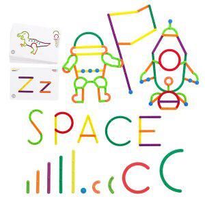 [EDX] 지오스틱-모형 만들기세트 200 수학 학습 교구 초등수학 유아수학 홈스쿨링