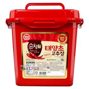 해표 순창궁 태양초 고추장 6.5kg