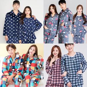 [이라인]커플수면잠옷 수면바지 여성 아동 주니어 밍크 울트라 극세사 파자마