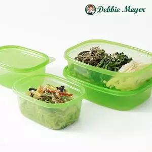 [데비마이어]데비마이어 그린박스 밀프랩 반찬통 냉장고정리 소분용기 709ml 2p + 946ml 2p