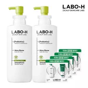 [라보에이치] 탈모증상완화 샴푸 민감더마 400ml 2개+증정