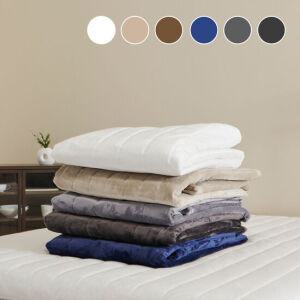 더코이즈 극세사 겨울 누빔 침대패드 퀸 (Q)