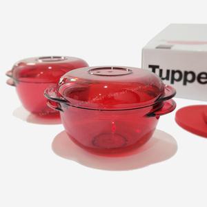 타파웨어 원형 타파렌지 소형 2P 전자레인지용기 계란찜기