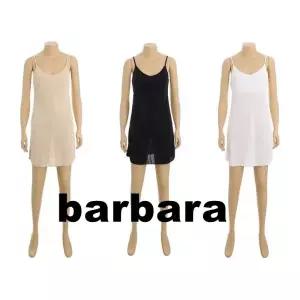 [롯데백화점]BARBARA 촉감이 찰랑찰랑 부드러운 끈타입 원피스 슬립 AFS4370S