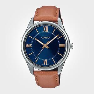 CASIO 카시오 MTP-V005L-2B5 남성시계 심플 가죽 손목시계