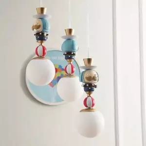 [텐바이텐]서커스 3등 펜던트(LED전구포함)아이방 키즈 조명