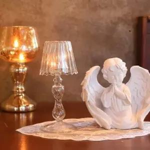 [텐바이텐]빈티지 크리스탈 스탠드 유리 촛대 글라스 캔들홀더