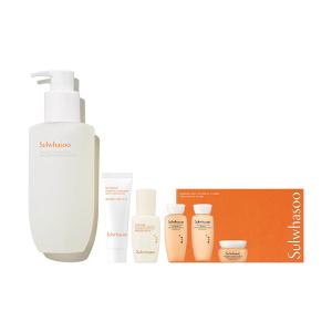 설화수 순행클렌징오일 200ml + 증정(에센셜 데일리 루틴 키트 샘플 (4종), 1개 + 상백선크림 10ml, 1개)