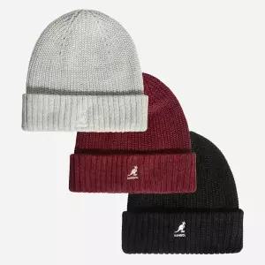 캉골 메리노 울 겨울 립 비니 모자