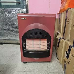 (중고)후지카 이동식가스난로 붉은색 케비넷형 부탄가스 JU260108HK