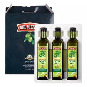 델비엔토 엑스트라버진 올리브유 500ml 3P 선물세트 안전포장