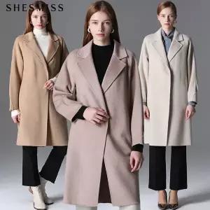 [쉬즈미스] 캐시미어 커프스 핸드메이드 울코트