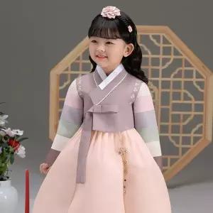 [보리보리/더예한복]QT841-승아달이 여아한복 아동한복