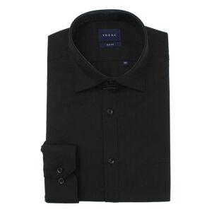 [갤러리아] 예작 와이셔츠 S/S 긴팔 솔리드 블랙 슬림핏 남방 YJESBS166///BK