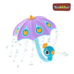 [유키두] 빙글빙글 공작 우산 퍼플 40226