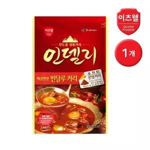 CJ이츠웰 인델리 빈달루커리 1kg 1개 / 인도풍 정통커리